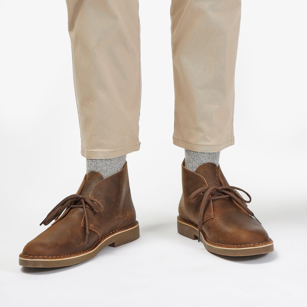 Clarks Desert Boot Evo Beeswax Leather Beeswax | 8431UMVZY