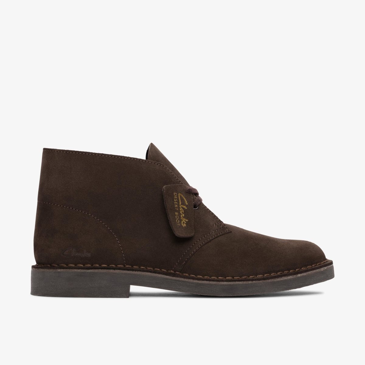 Clarks Desert Boot Evo Dark Brown Suede Dark Brown | 9452FNHSO