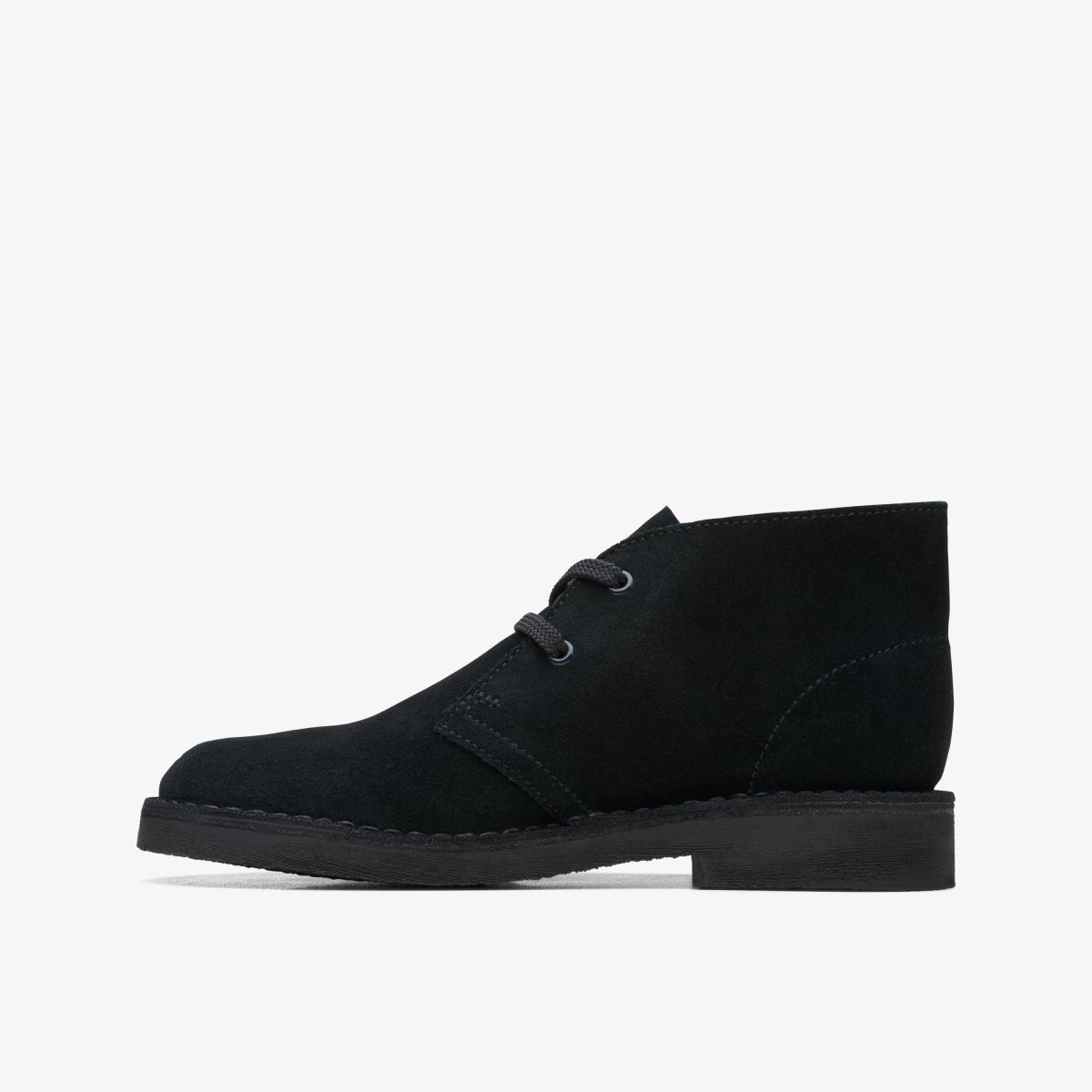 Clarks Desert Boot Older Black Suede Black | 5439SEPWX