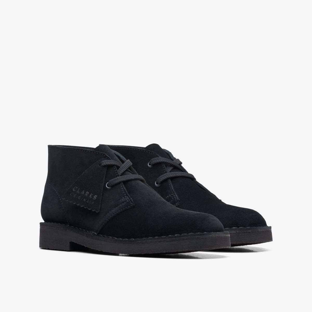 Clarks Desert Boot Older Black Suede Black | 5439SEPWX