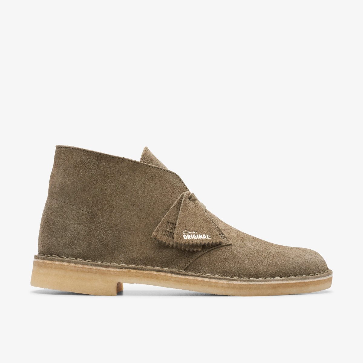 Clarks Desert Boot Pale Khaki Suede Khaki | 9127GEZND