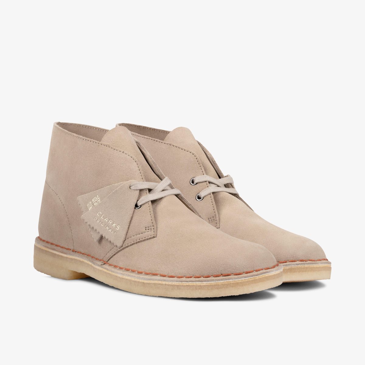 Clarks Desert Boot Sand Suede Brown | 7582MLIJT