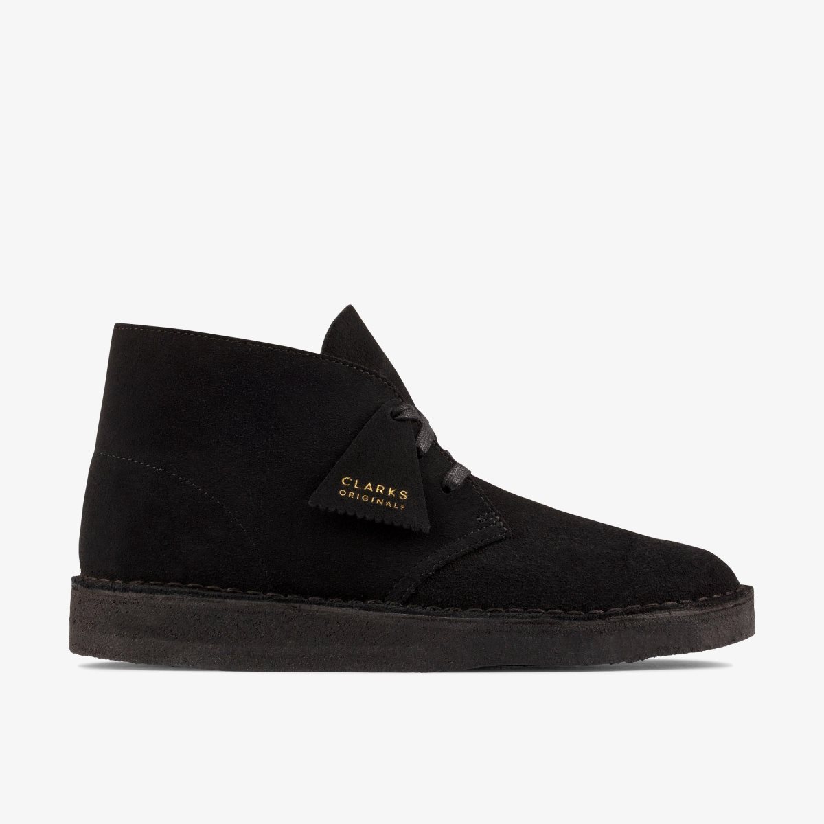 Clarks Desert Coal Black Suede Black | 7451GXKOI