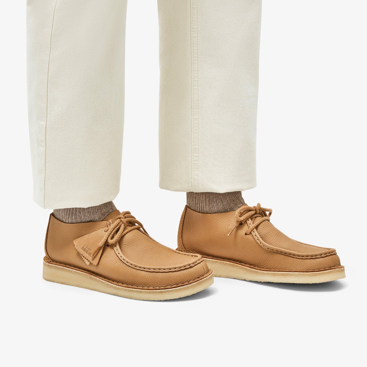 Clarks Desert Nomad Mid Tan Leather Brown | 9436TWCNY