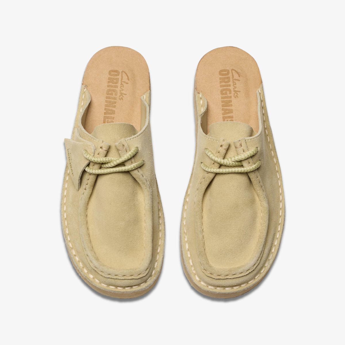 Clarks Desert Nomad Mule Maple Suede Maple | 4592LJRKG