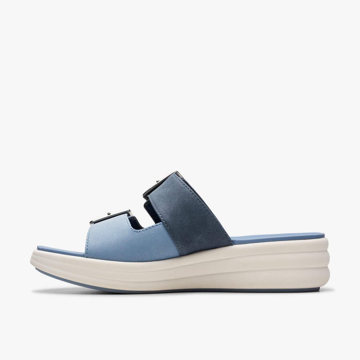 Clarks Drift Buckle Denim Combination Blue | 3547ZCLTM