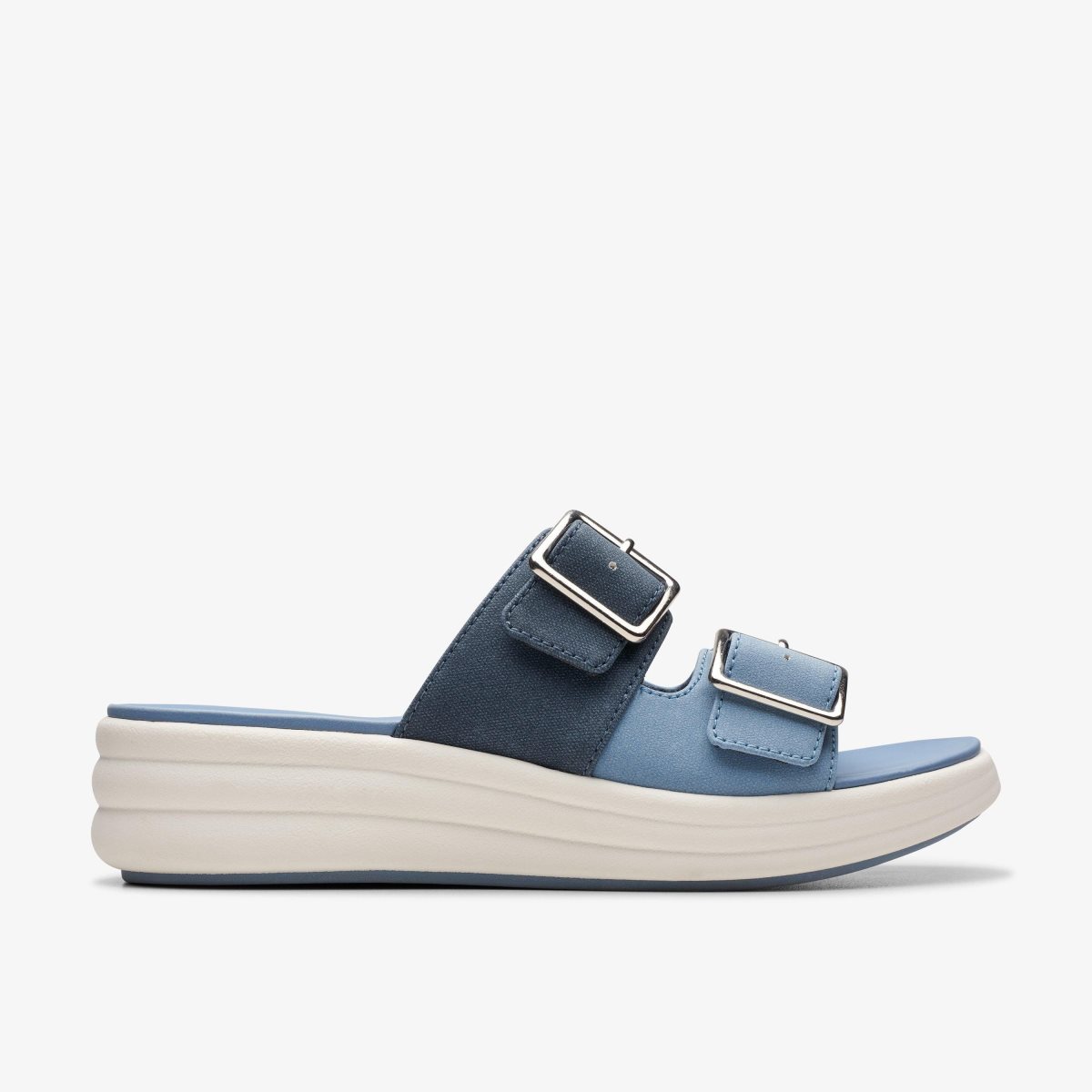 Clarks Drift Buckle Denim Combination Blue | 3547ZCLTM