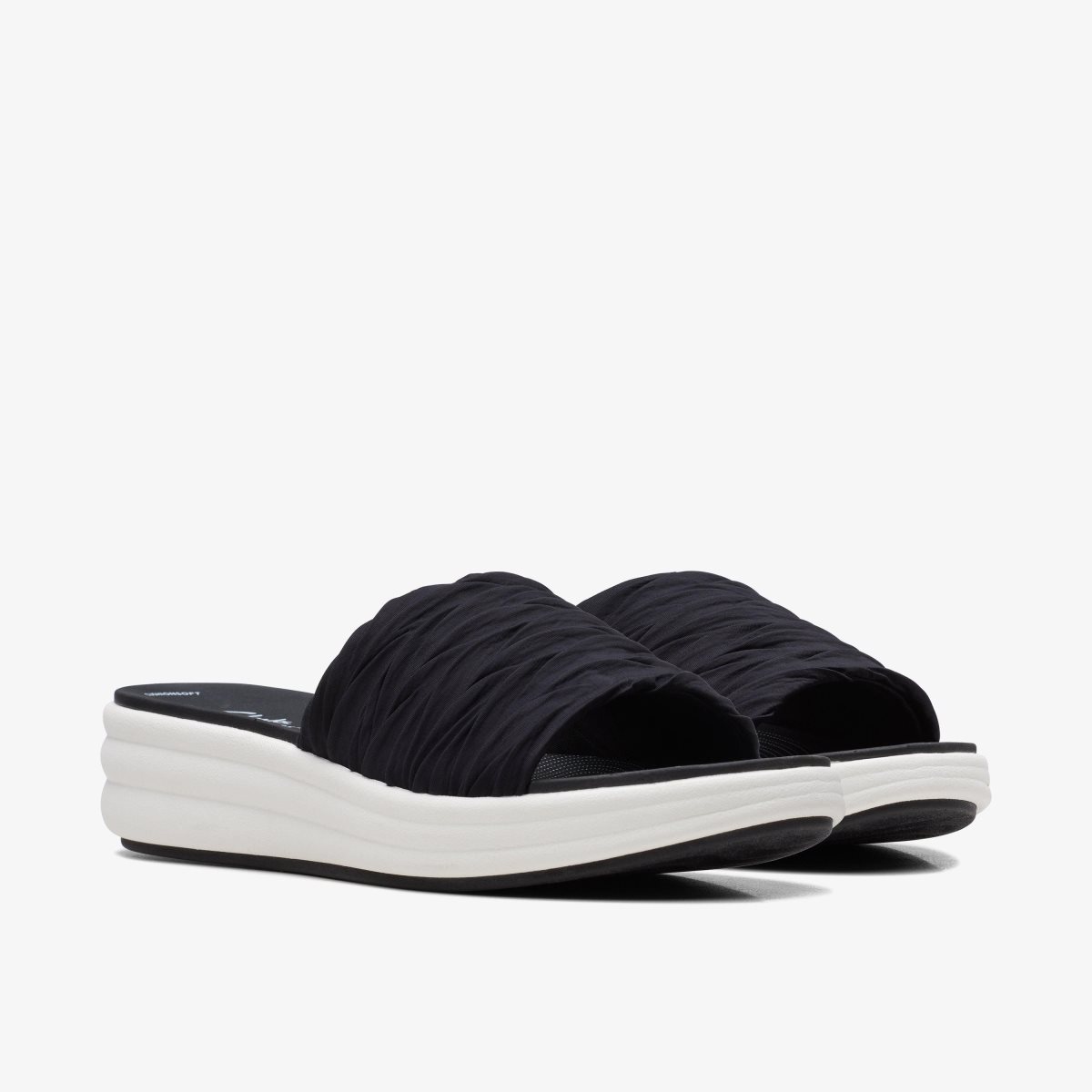 Clarks Drift Petal Black Black | 2186XSYJK