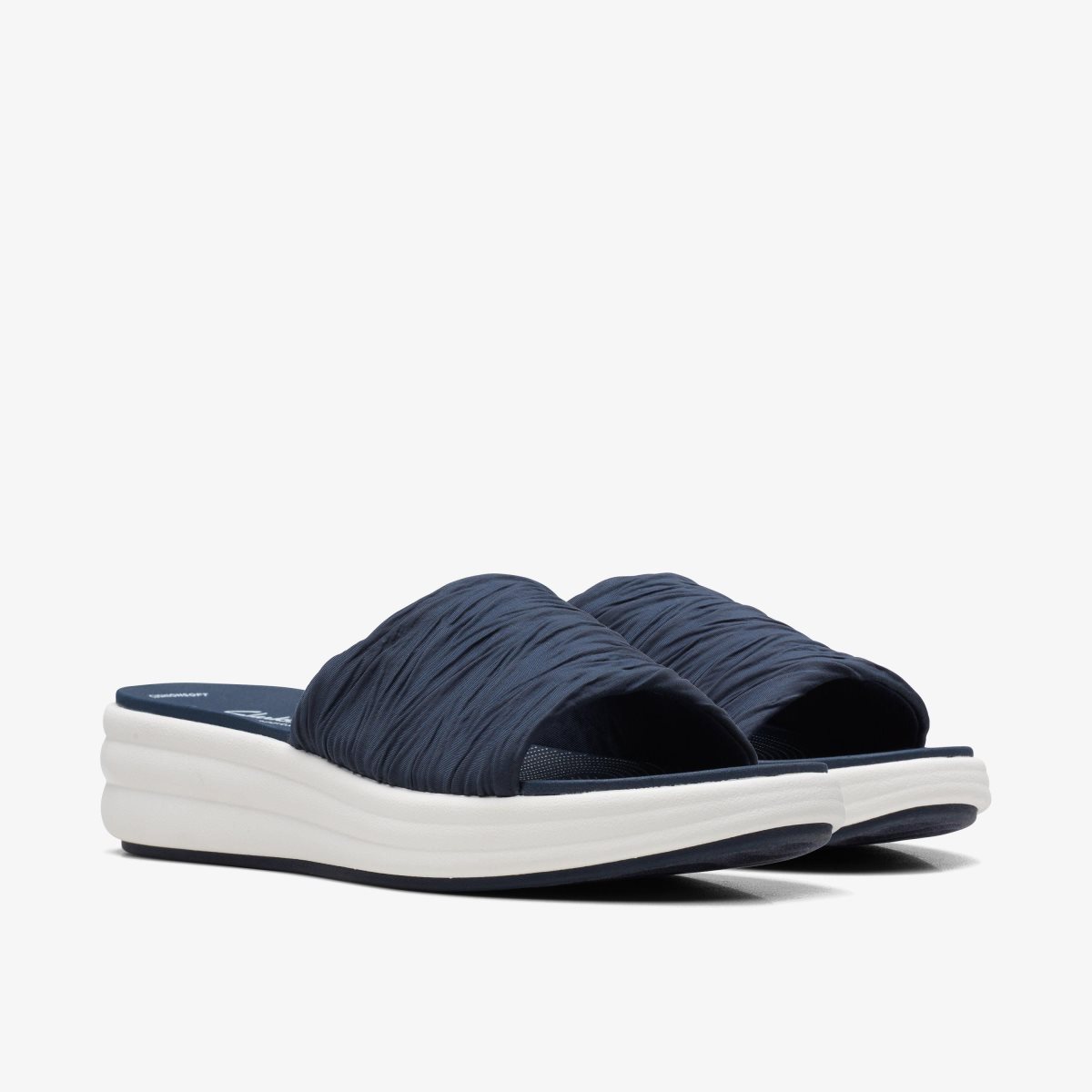 Clarks Drift Petal Navy Navy | 1359TVRZE