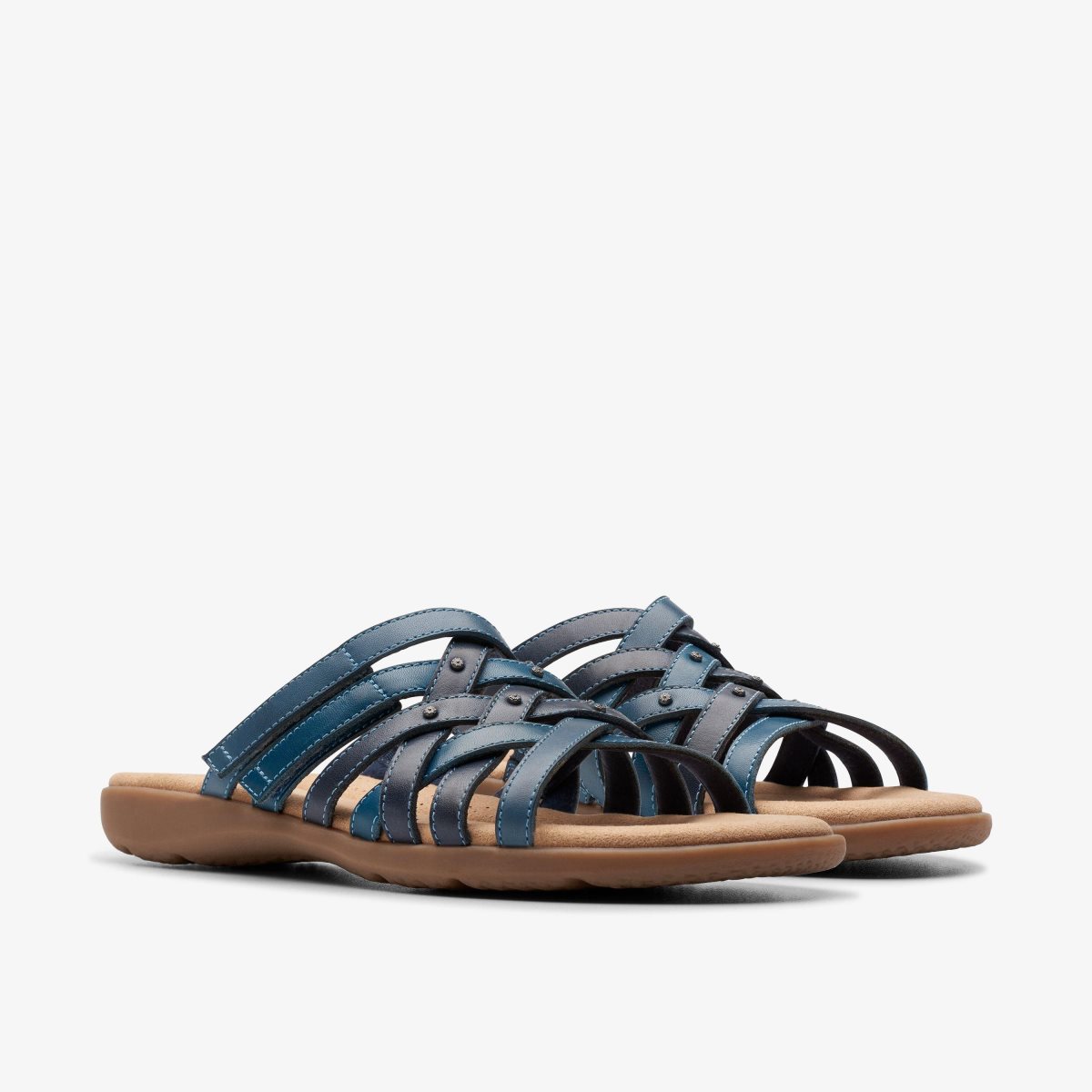 Clarks Elizabelle Rio Blue Multicolour Blue | 3867TNDIJ