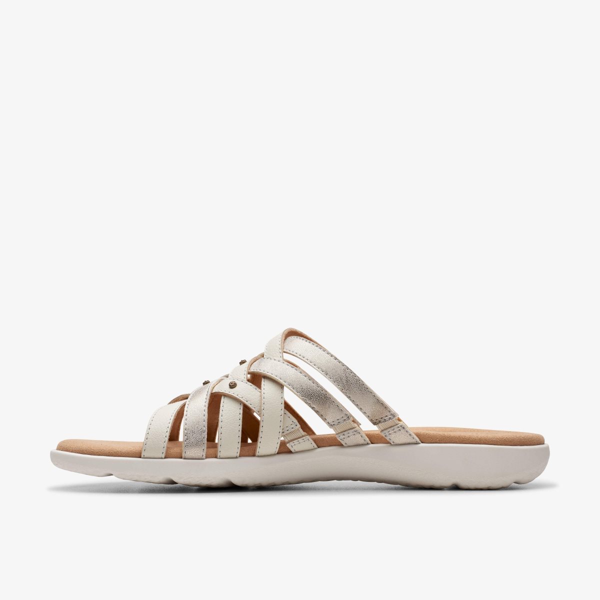 Clarks Elizabelle Rio Off White Multicolour White | 4295VIZGM