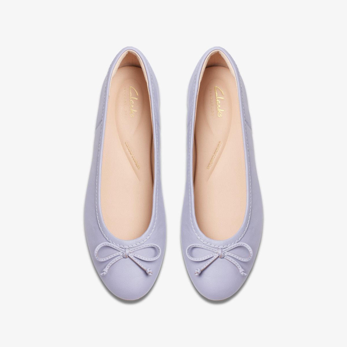 Clarks FAWNA LILY Lilac Leather Purple | 2045RQMAI