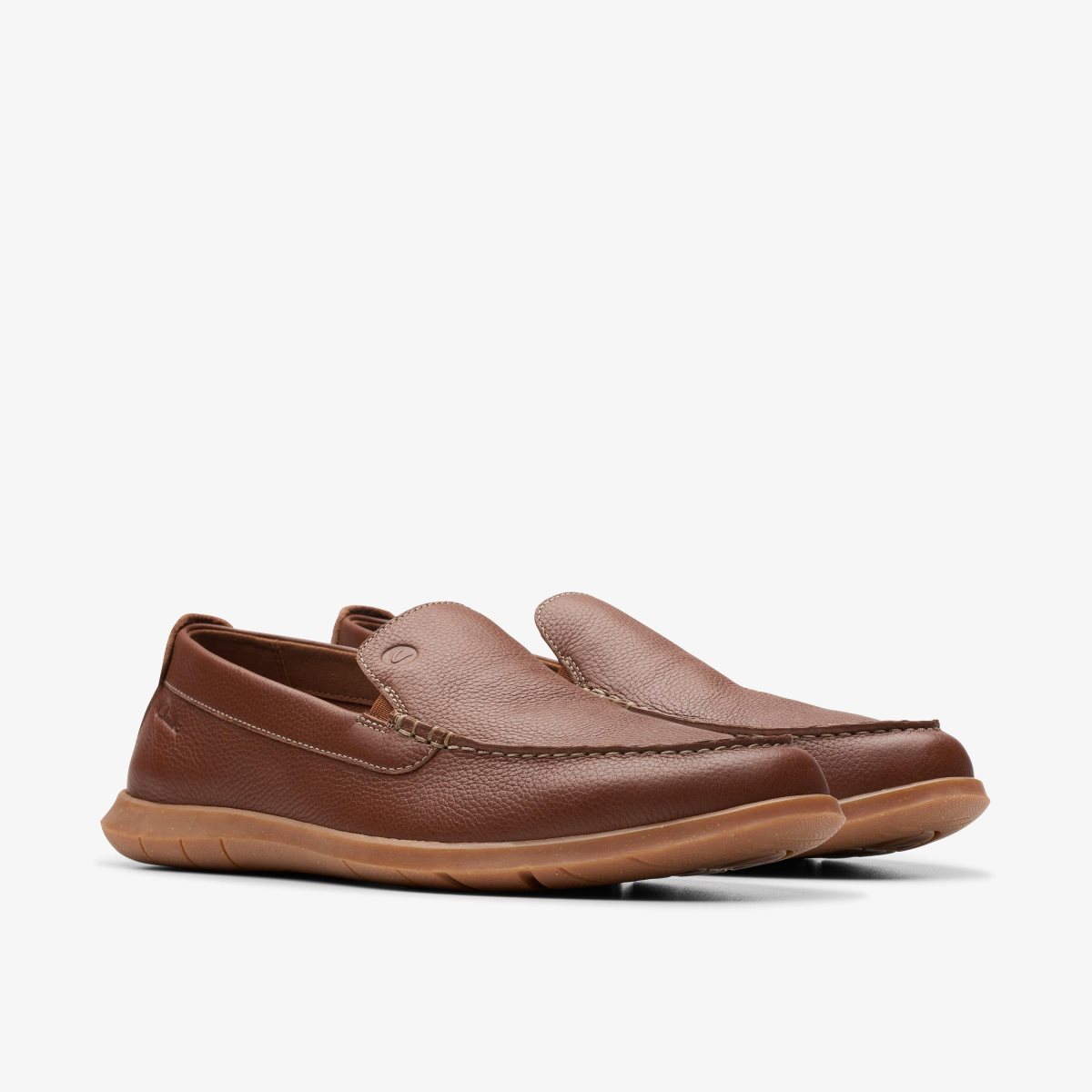 Clarks Flexway Step Light Brown Leather Light Brown | 7623ZKYBS