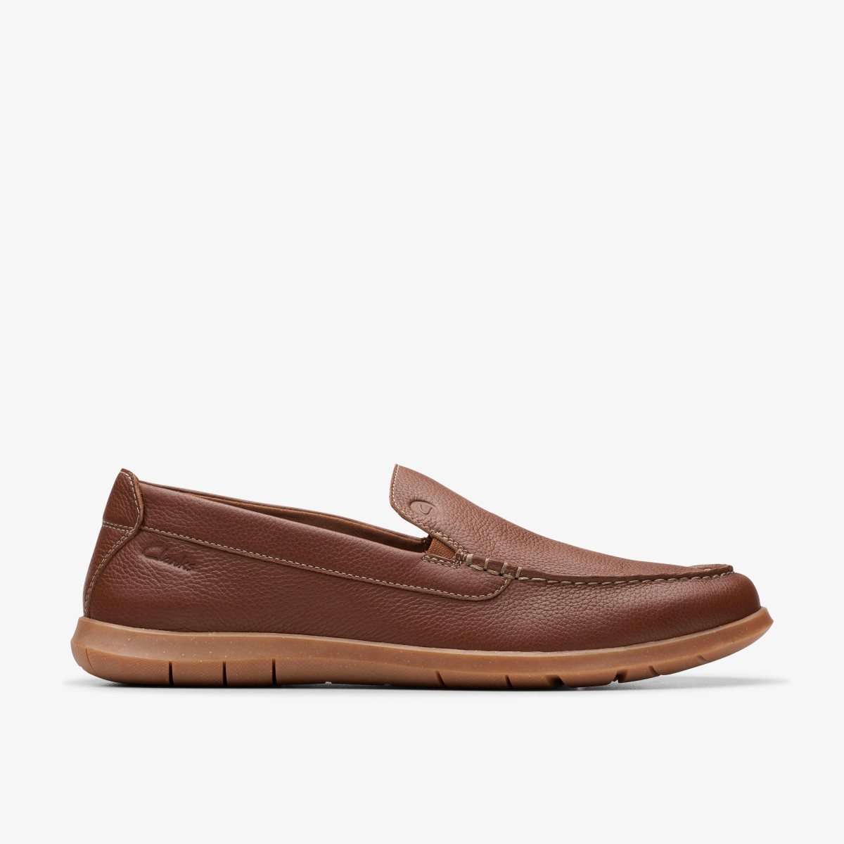 Clarks Flexway Step Light Brown Leather Light Brown | 7623ZKYBS