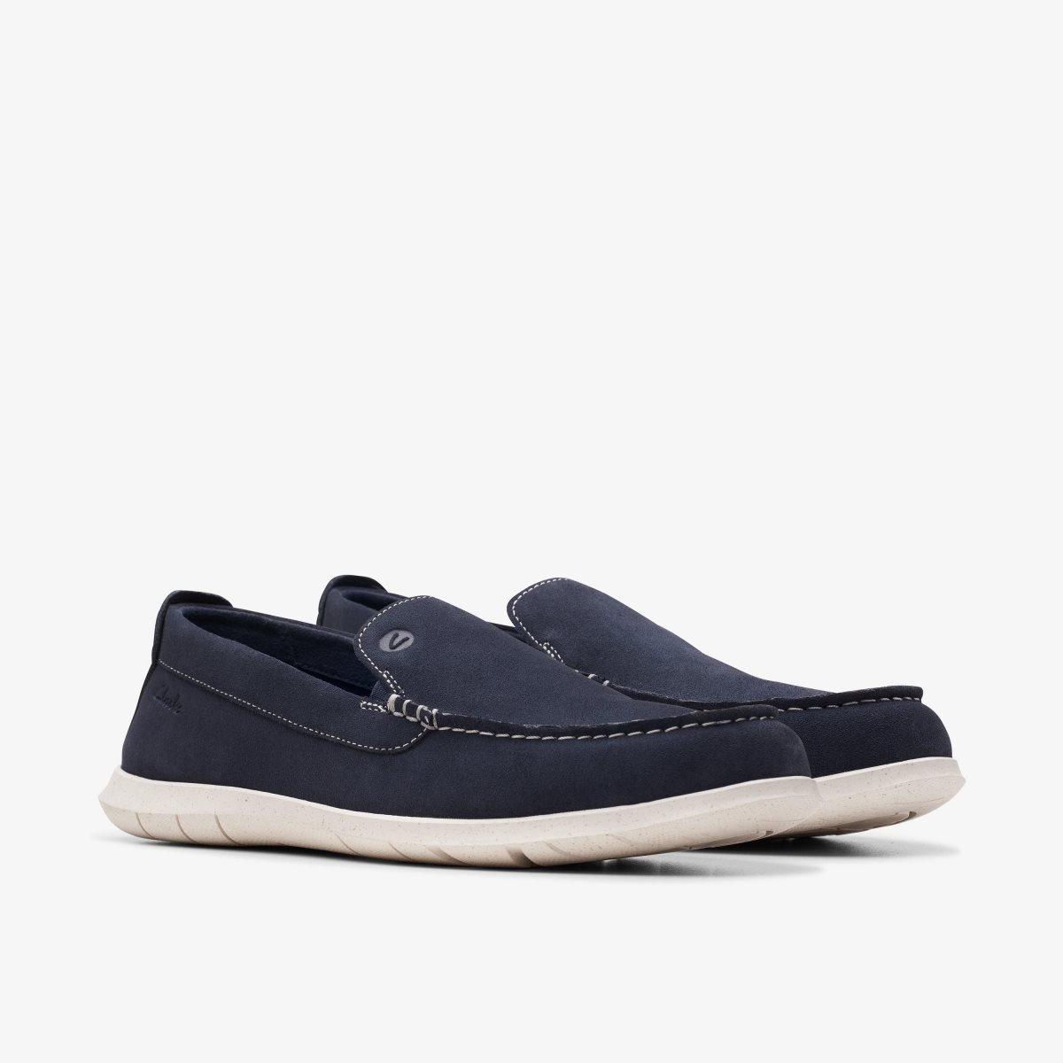 Clarks Flexway Step Navy Suede Navy | 0978KEFYM