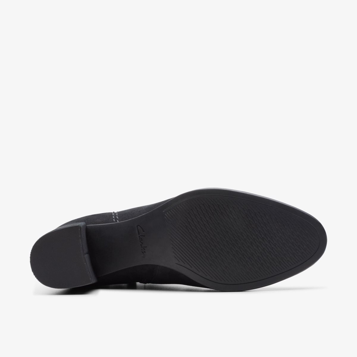 Clarks Freva 55 Zip Black Suede Black | 0169MWUZI