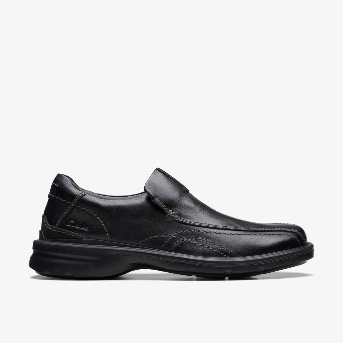 Clarks Gessler Step Black Leather Black | 9786WQLGI