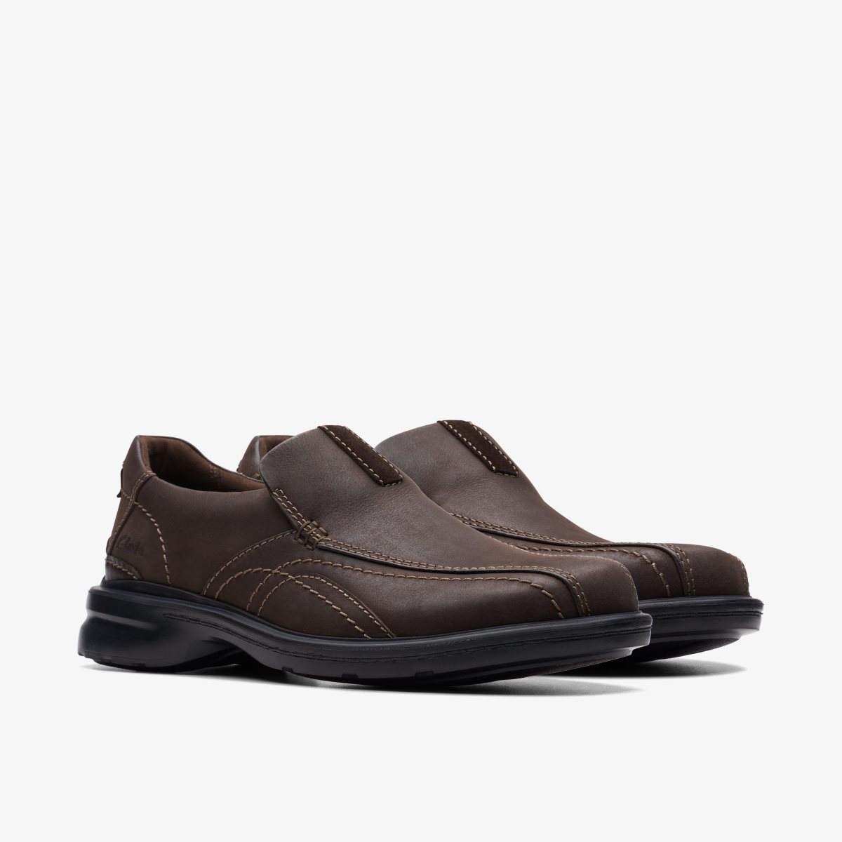 Clarks Gessler Step Dark Brown Leather Dark Brown | 9071SMXGA