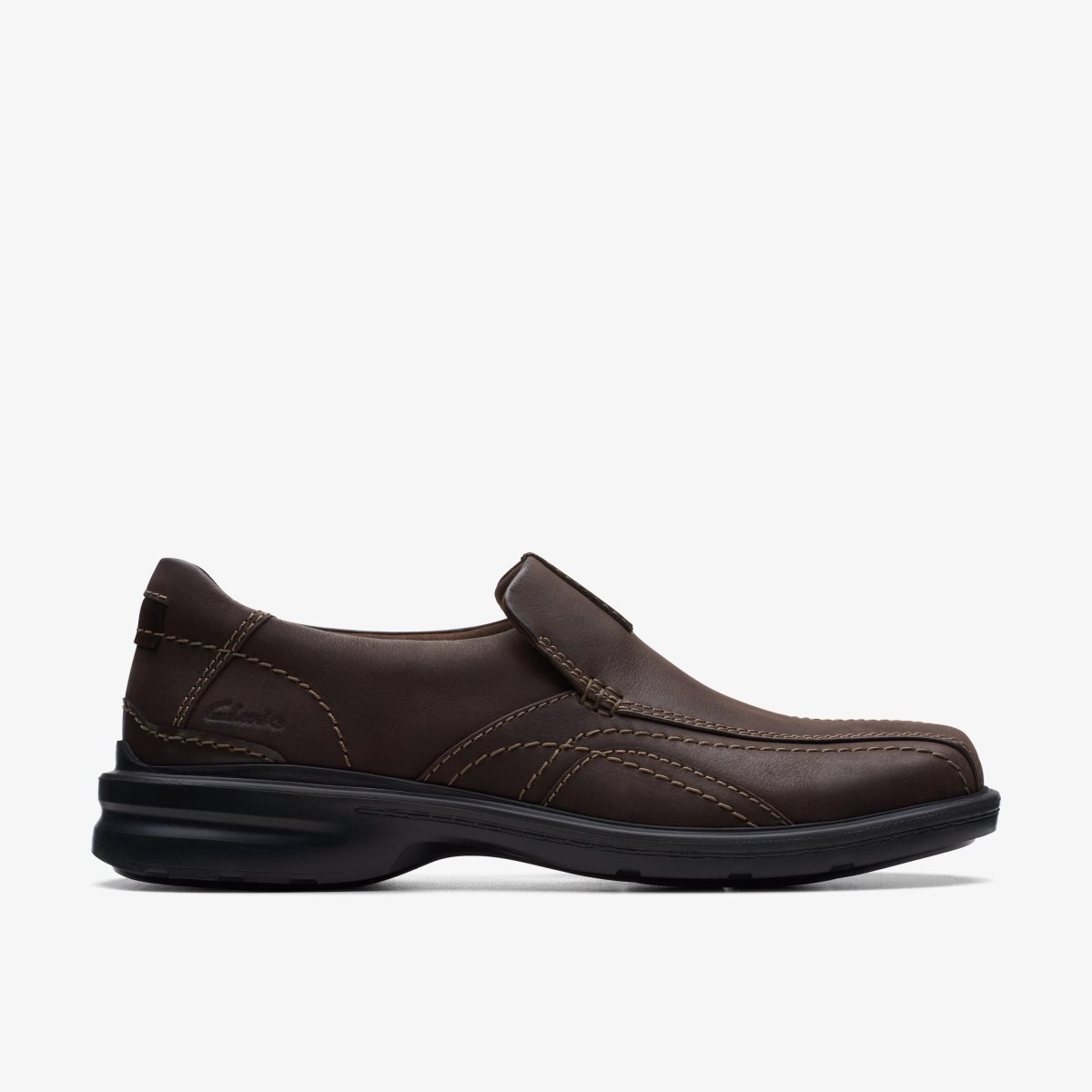 Clarks Gessler Step Dark Brown Leather Dark Brown | 9071SMXGA