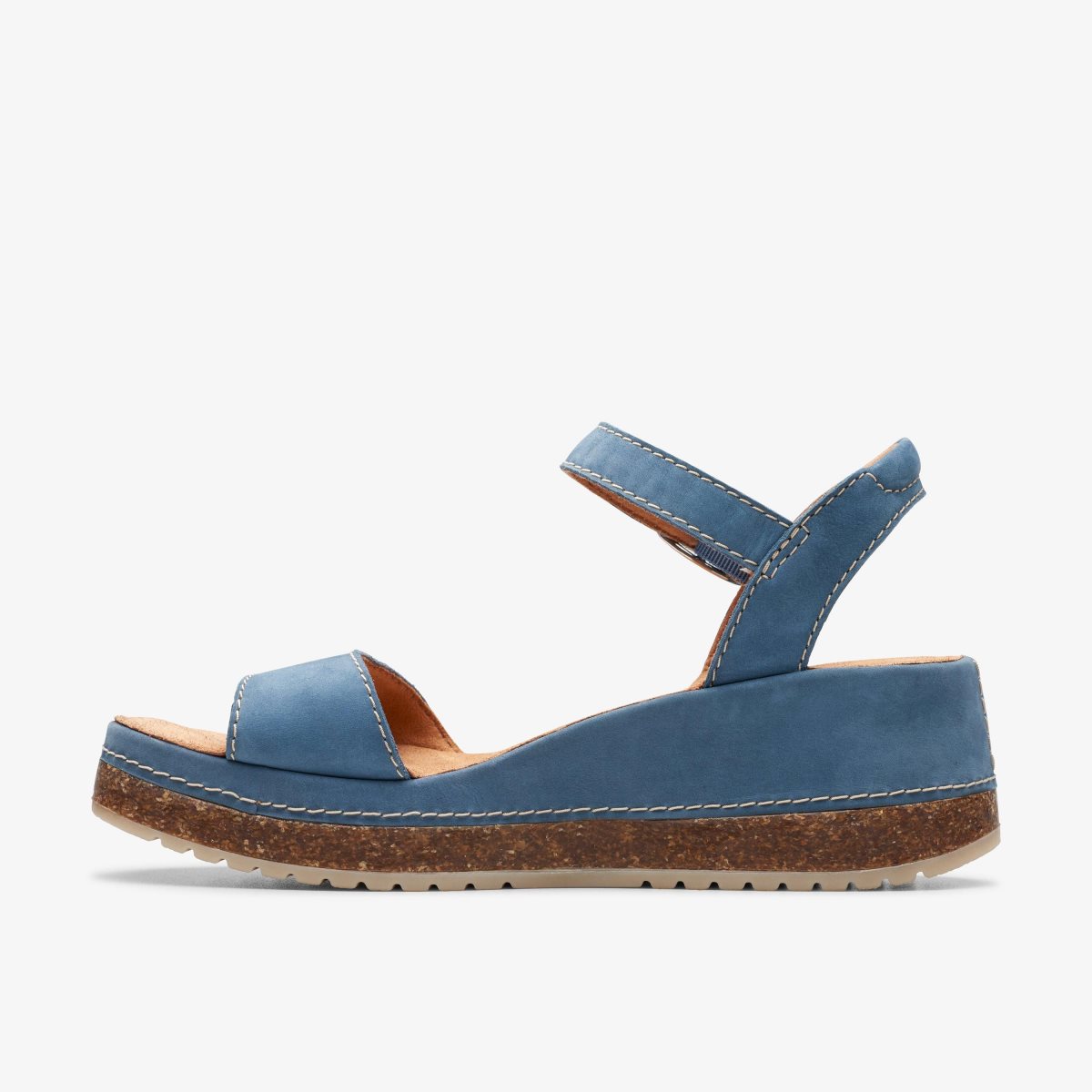 Clarks Kassanda Lily Blue Nubuck Blue | 0597JWRUX