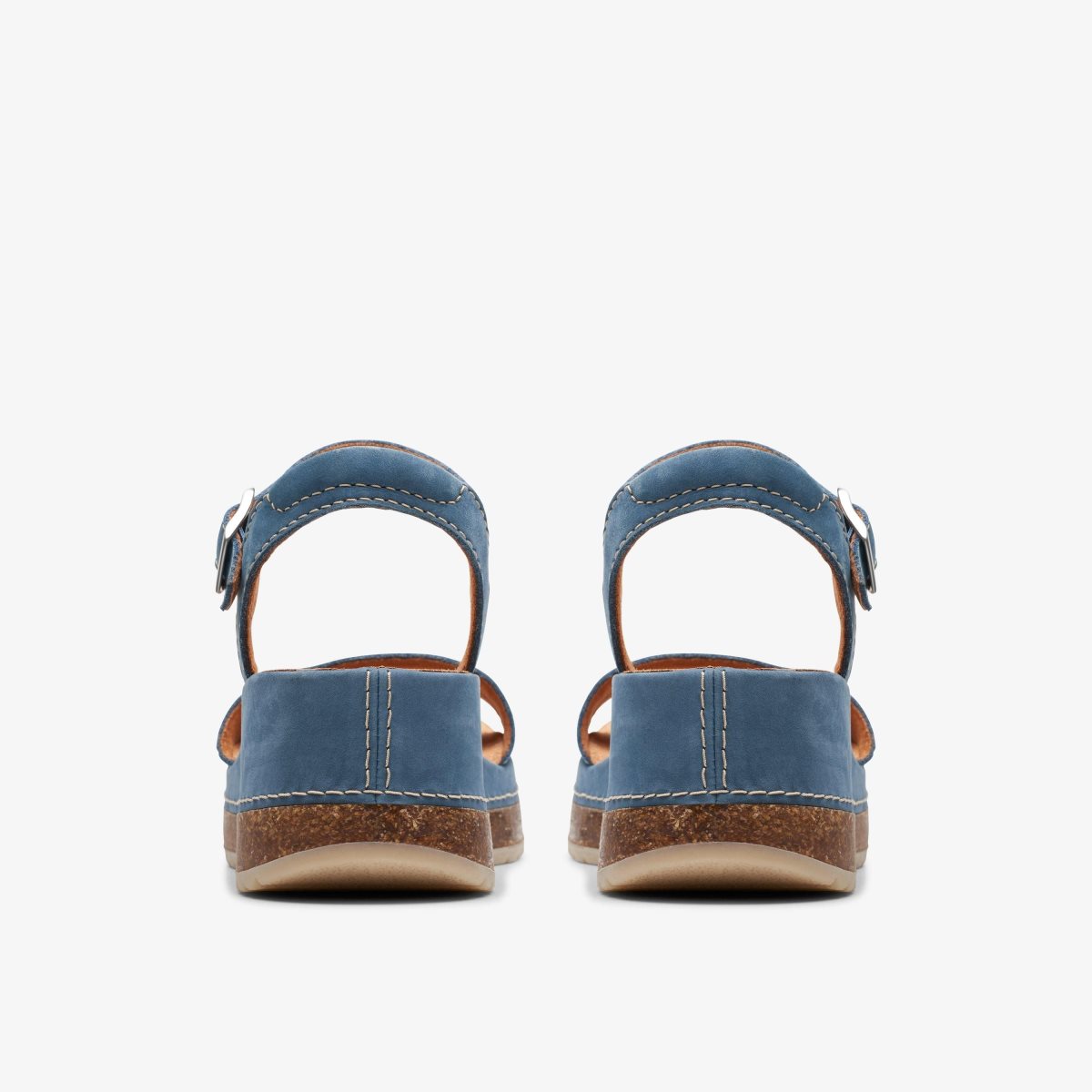 Clarks Kassanda Lily Blue Nubuck Blue | 0597JWRUX