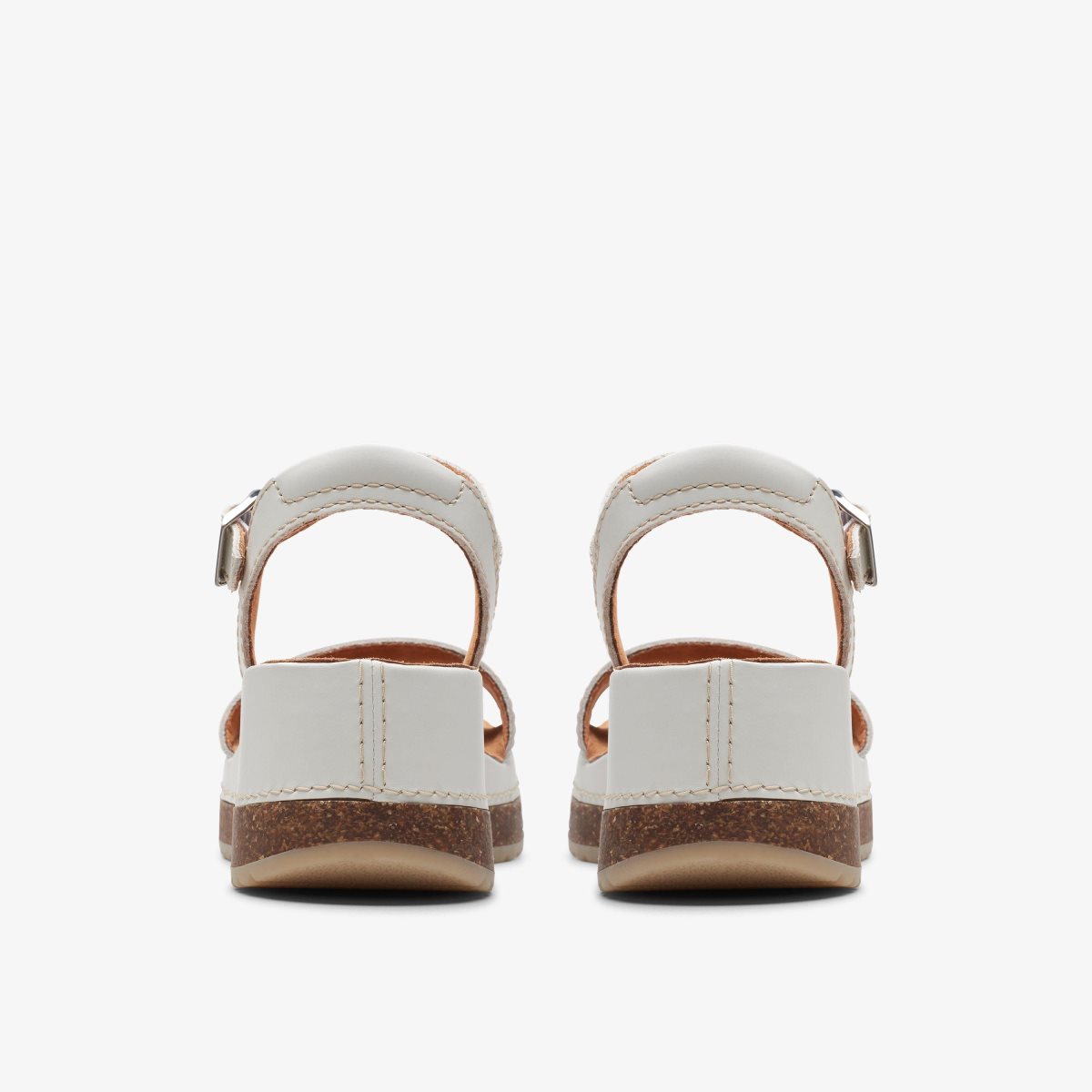 Clarks Kassanda Lily Off White Leather White | 9176GVLCT