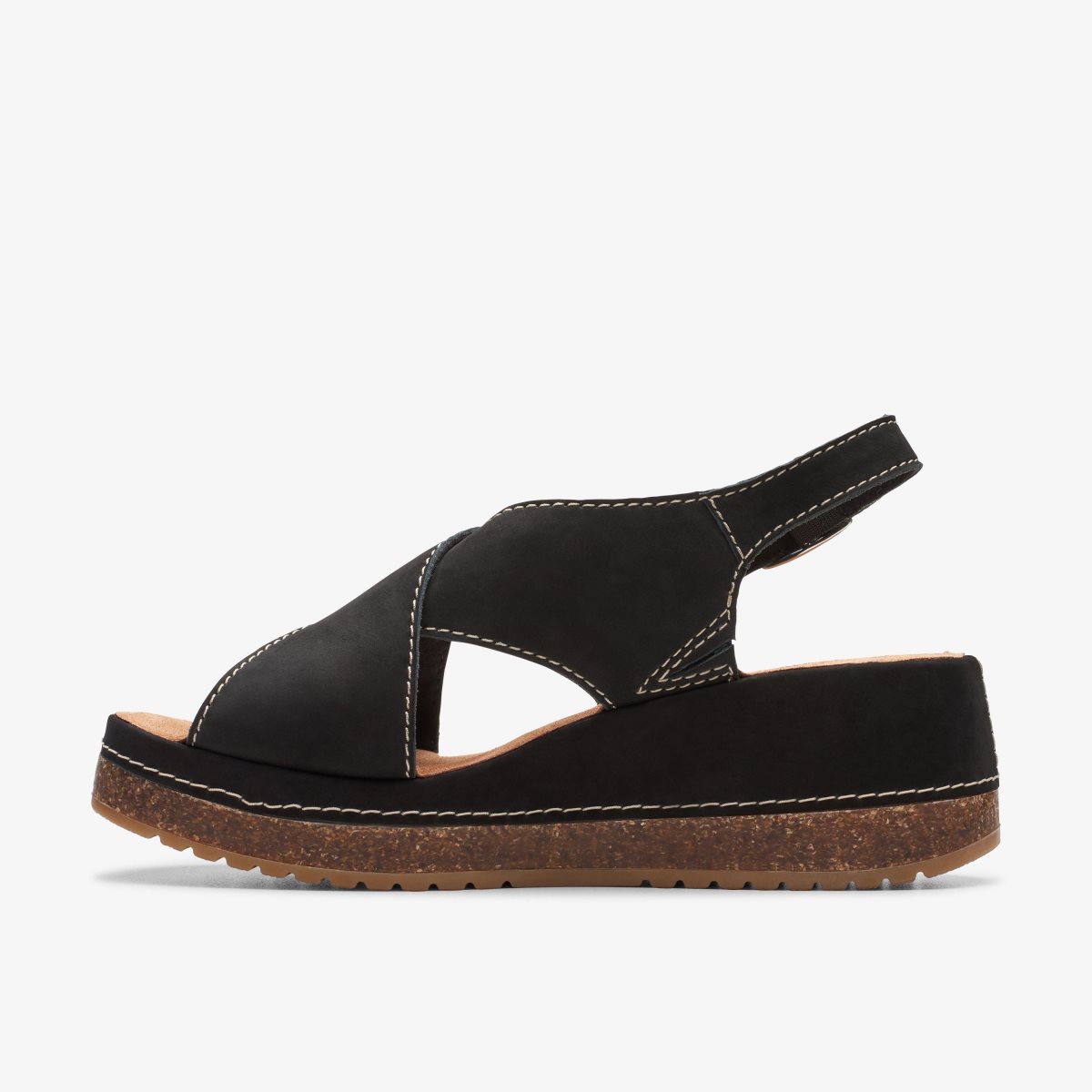 Clarks Kassanda Step Black Nubuck Black | 4753CLQXN