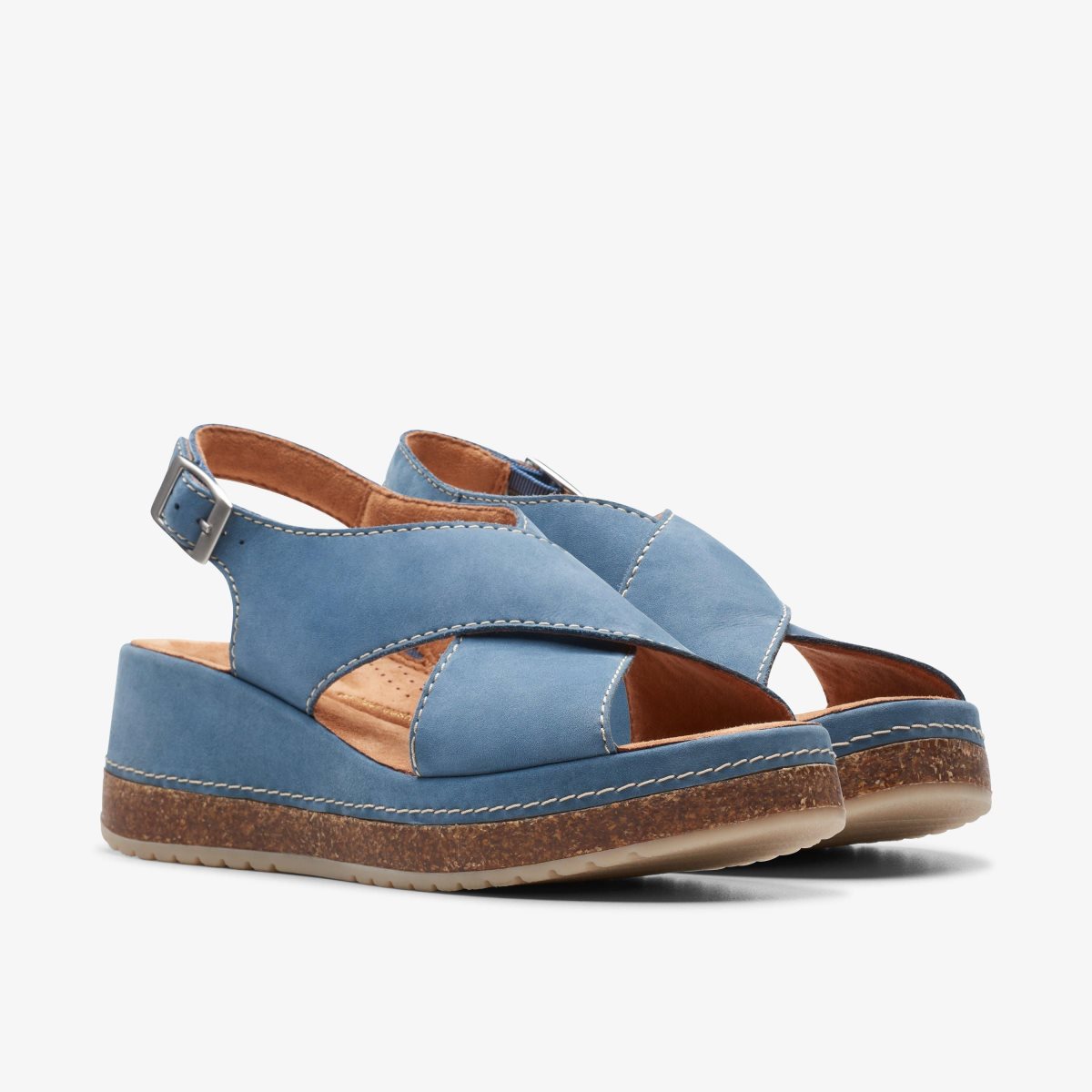 Clarks Kassanda Step Blue Nubuck Blue | 0514QWFJG