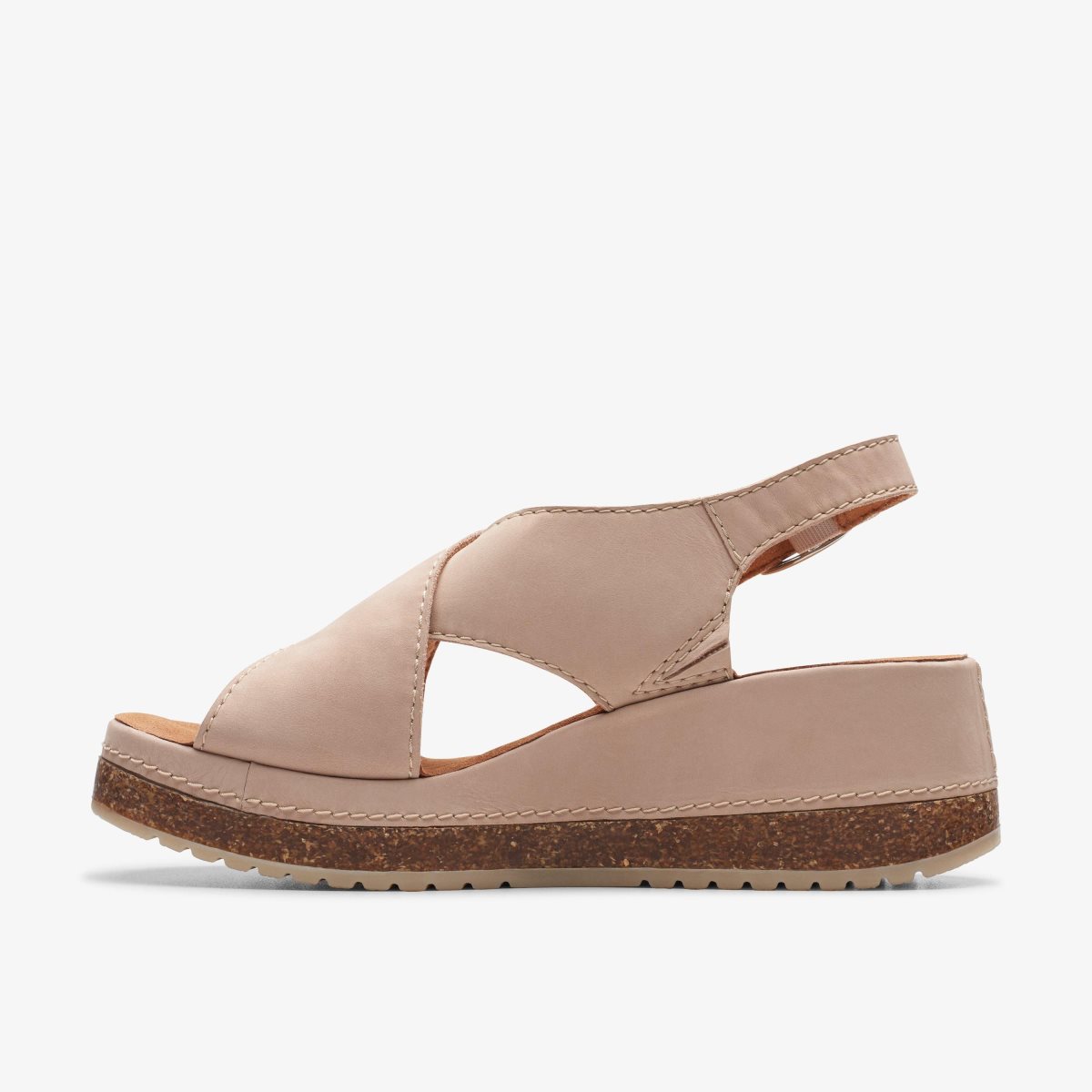 Clarks Kassanda Step Sand Nubuck Brown | 8476IJQYM