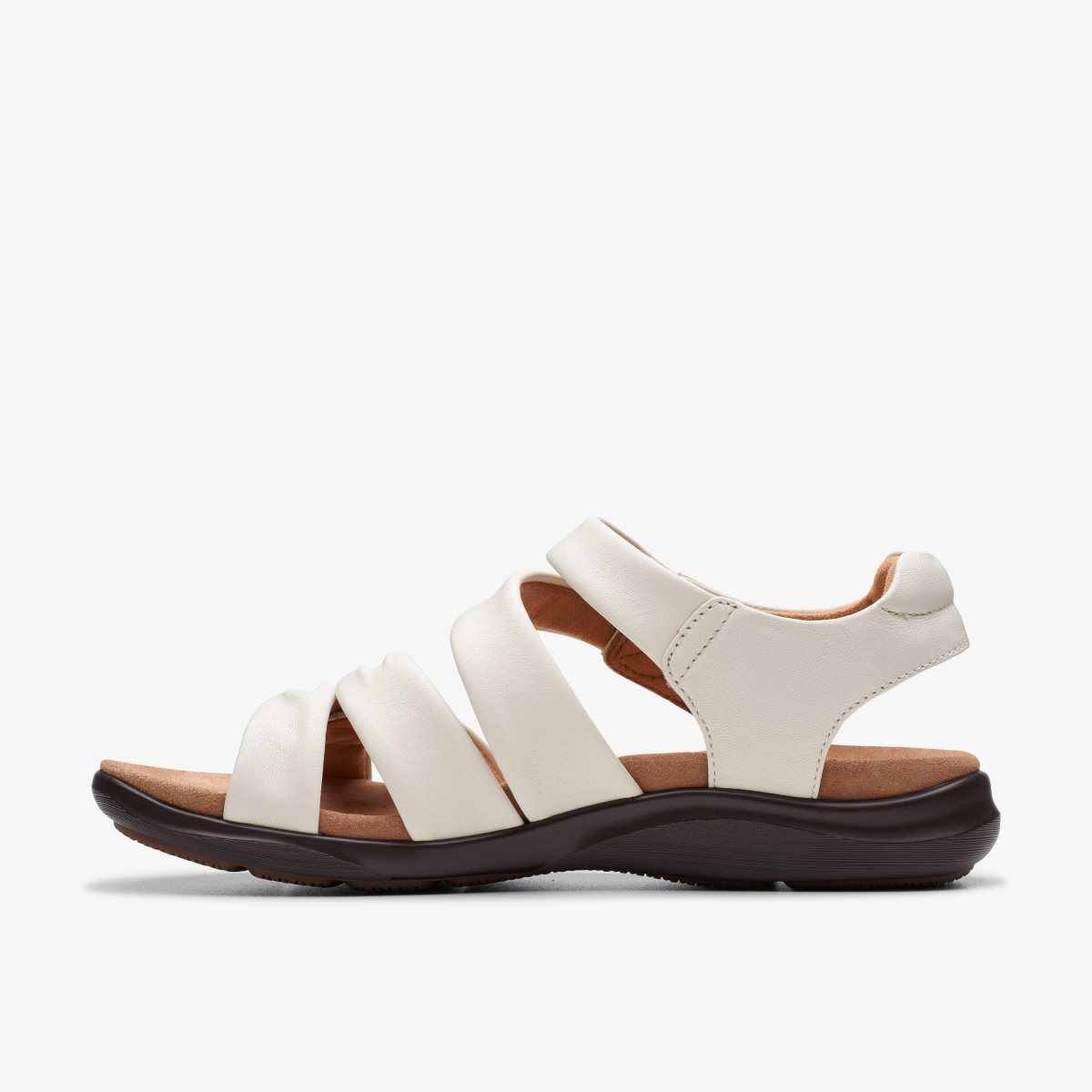 Clarks Kitly Ave Off White Leather White | 6087SOZNH