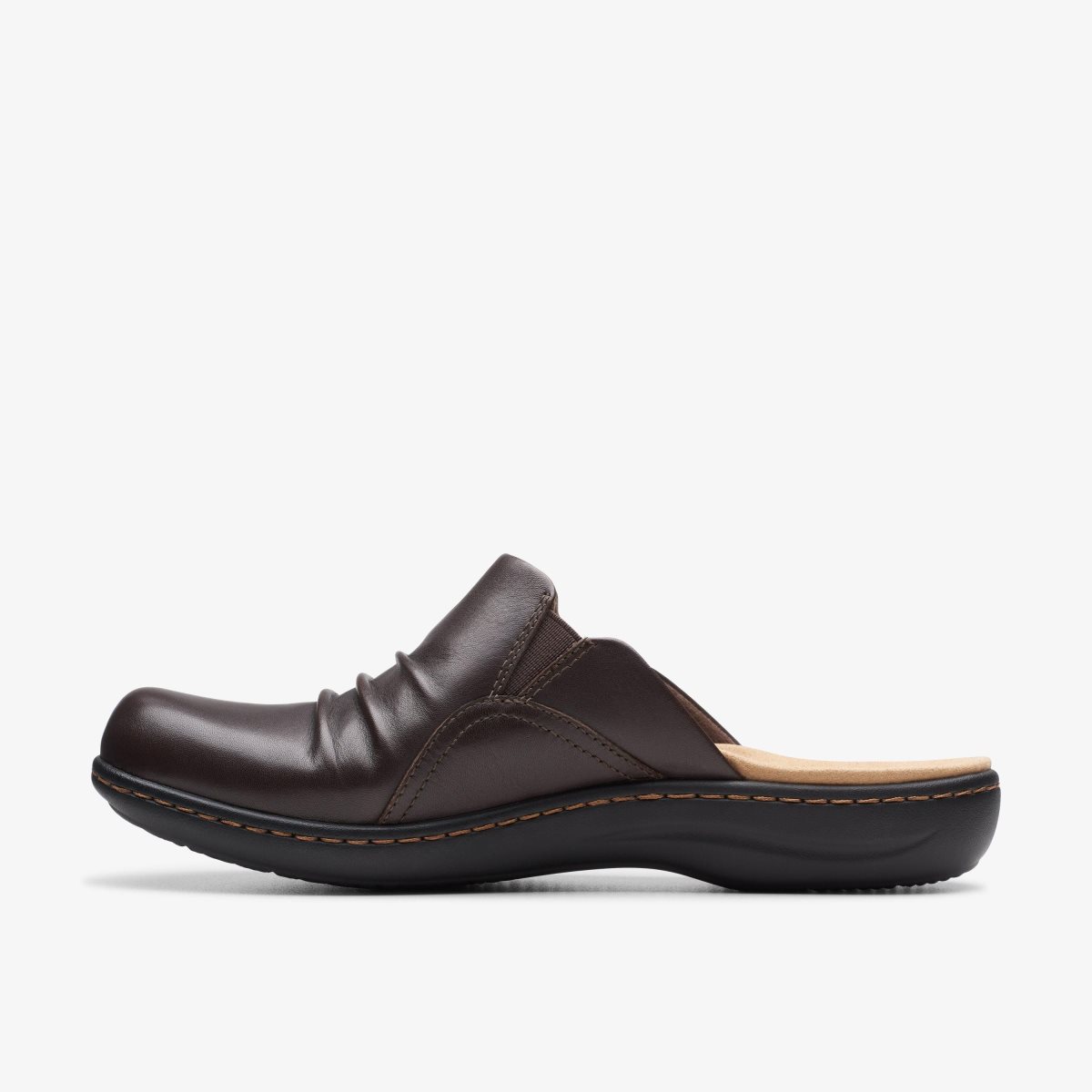 Clarks Laurieann Bay Dark Brown Leather Dark Brown | 5961AYCGT