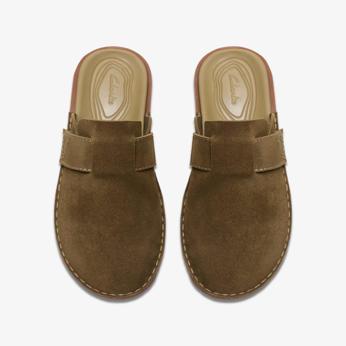 Clarks Litton Mule Oakwood Suede Oakwood | 9214BKEXG