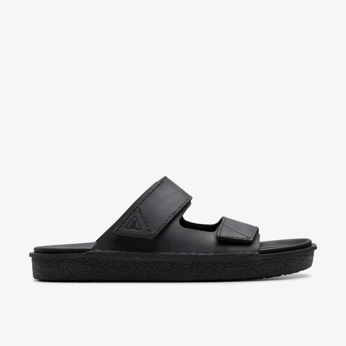 Clarks Litton Strap Black Leather Black | 3528BUHRA