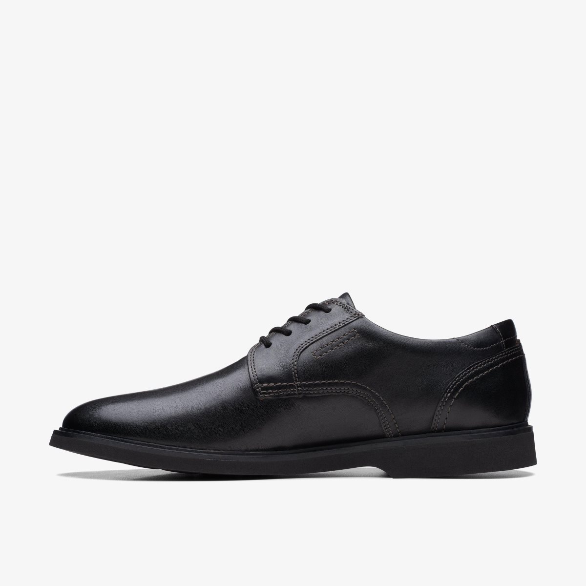 Clarks Malwood Lace Black Leather Black | 2674ACEUM