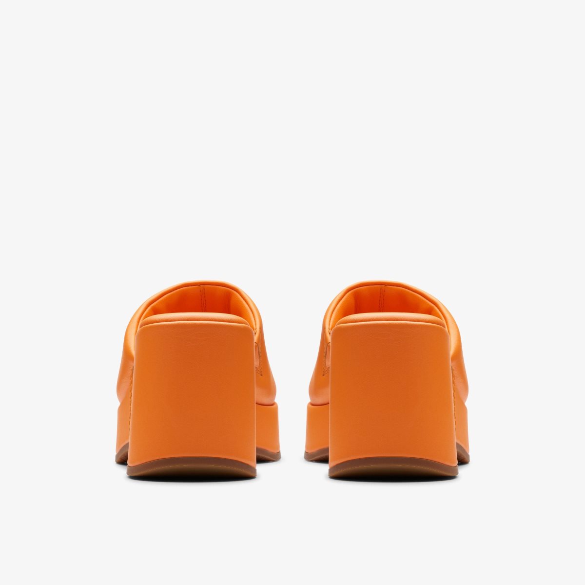 Clarks Manon Glide Orange Leather Orange | 6082CLEWH