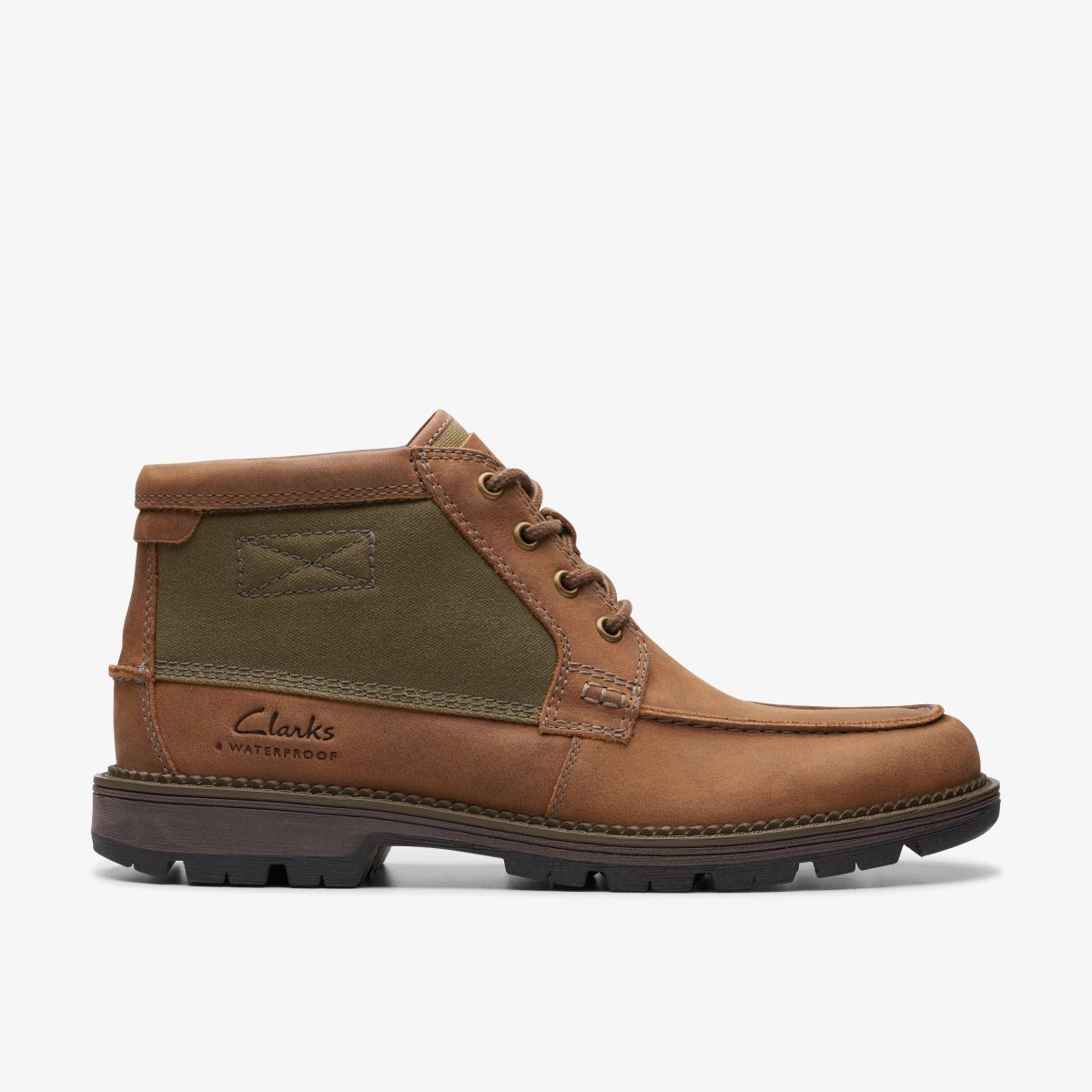 Clarks Maplewalk Moc Brown Combination Brown | 9857OCFNI