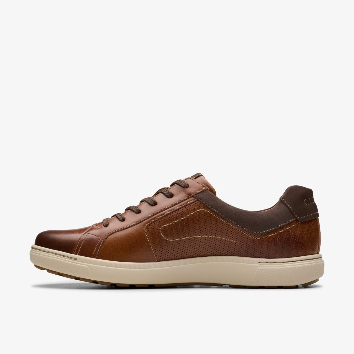 Clarks Mapstone Lace Tan Leather Brown | 0463ASTQJ