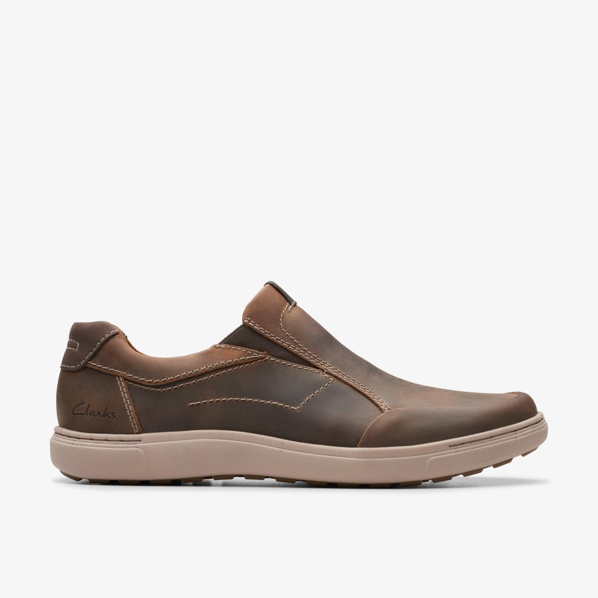 Clarks Mapstone Step Beeswax Leather Beeswax | 1298TIKNG