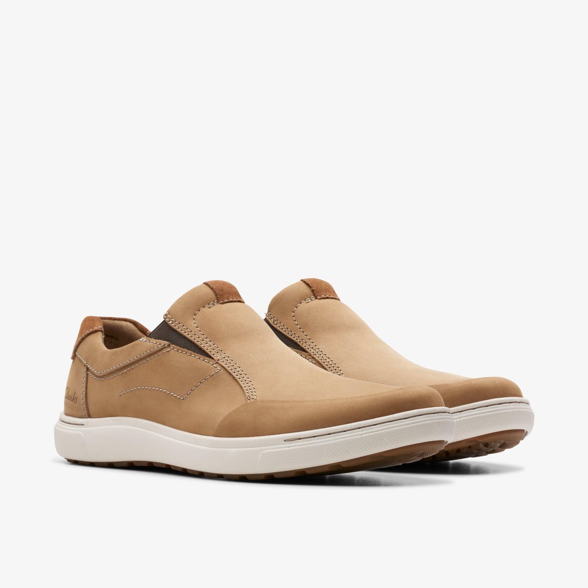 Clarks Mapstone Step Sand Nubuck Brown | 8503KQWZB