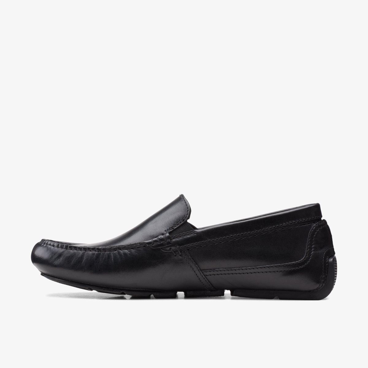 Clarks Markman Plain Black Leather Black | 2407CAWFZ