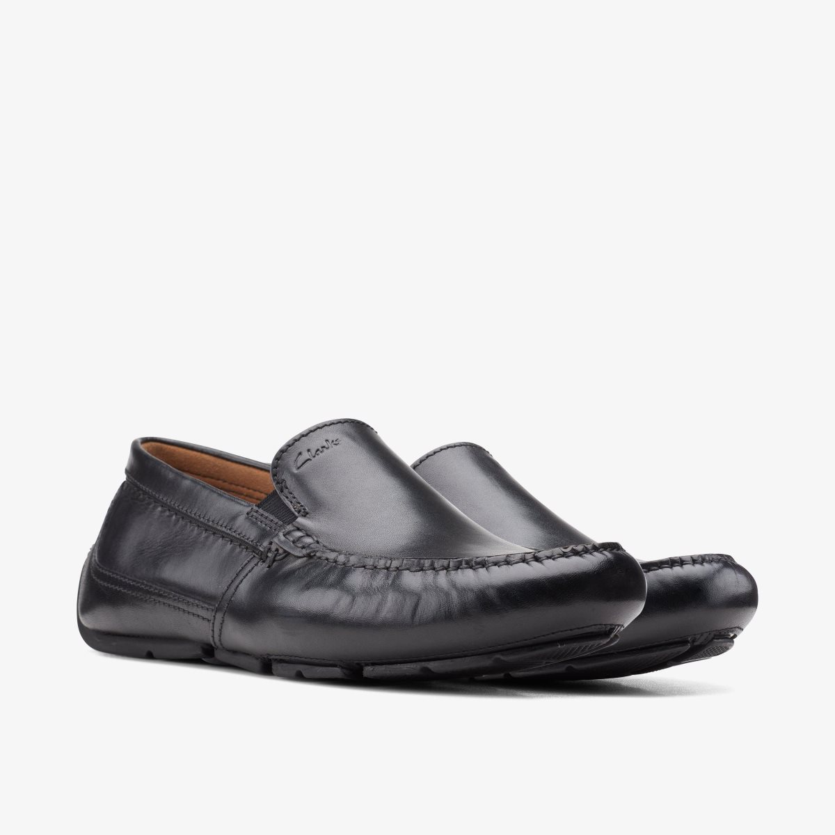 Clarks Markman Plain Black Leather Black | 2407CAWFZ