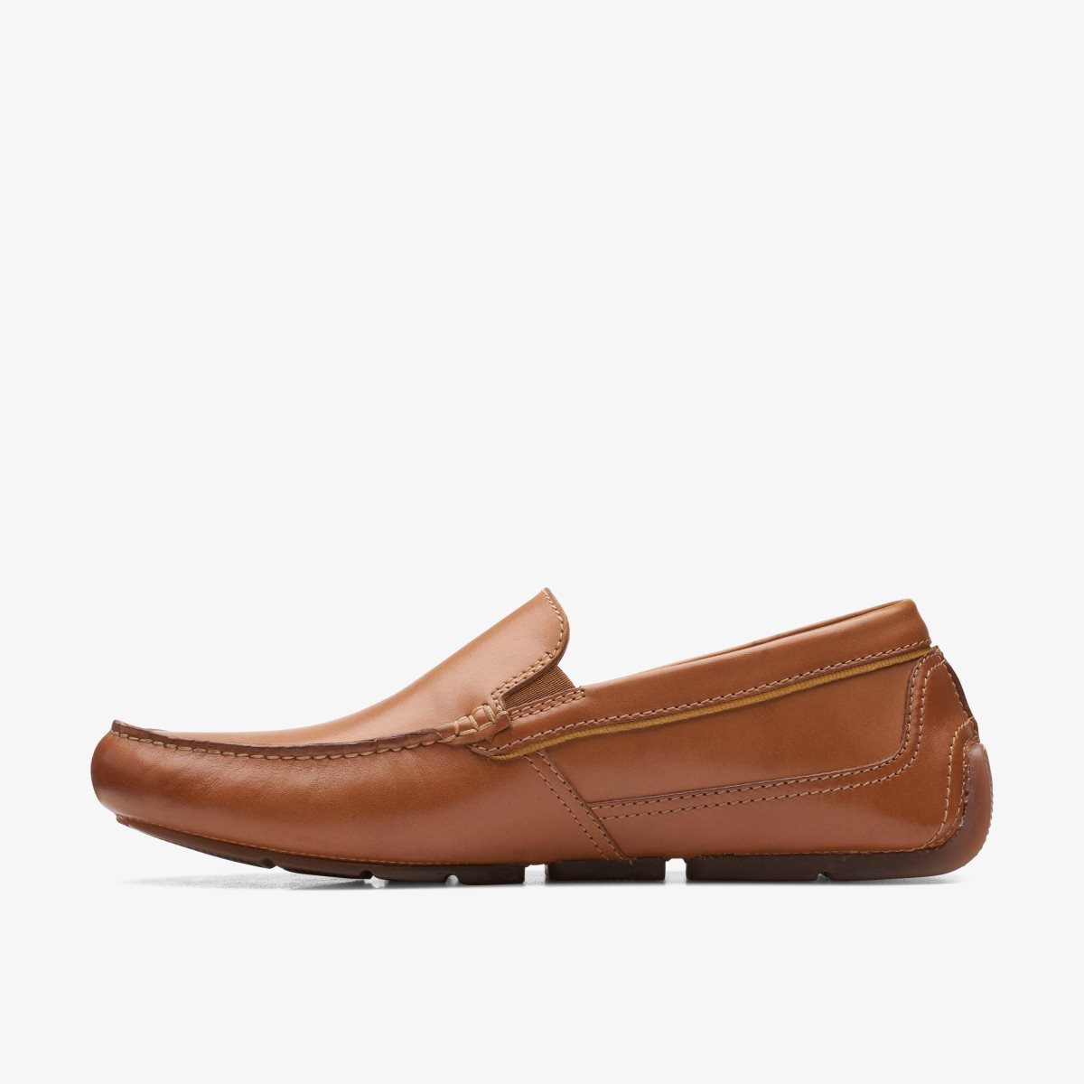 Clarks Markman Plain Tan Leather Brown | 4581EAGBU