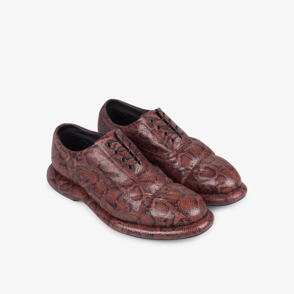 Clarks Martine Rose Mens Oxford 1 Brown Snake Brown Snake | 2713BYFXR