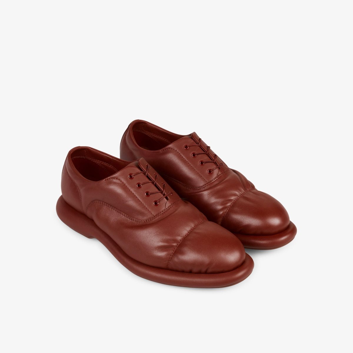 Clarks Martine Rose Mens Oxford 1 Oxblood Leather Burgundy | 5089GLNAR