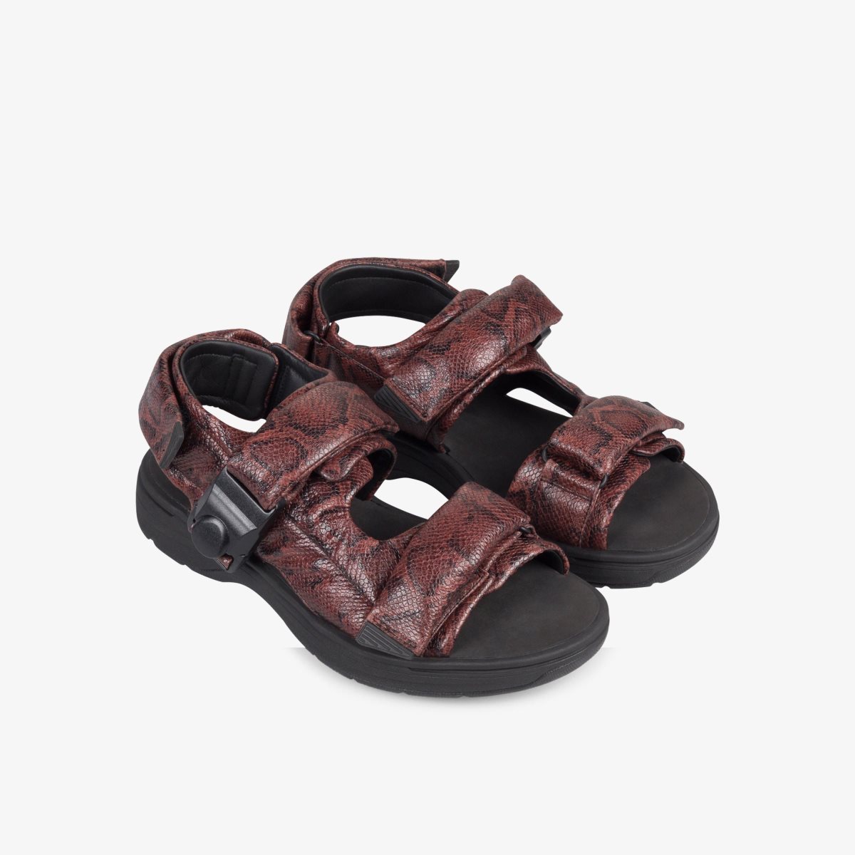 Clarks Martine Rose Mens Sandal 1 Brown Snake Brown Snake | 1973HZRAU