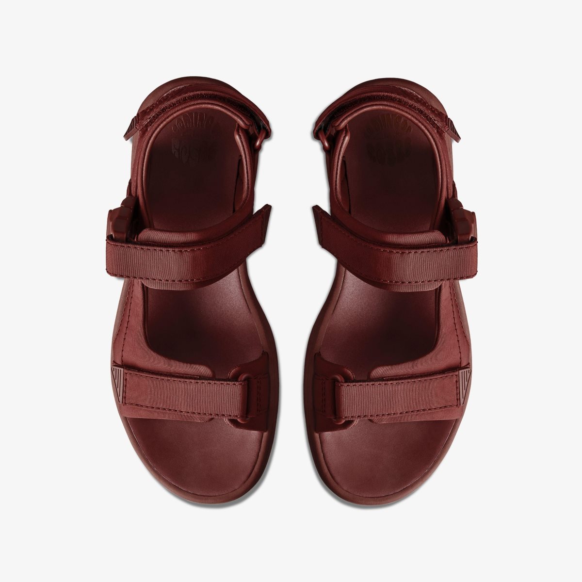 Clarks Martine Rose Mens Sandal 2 Oxblood Textile Burgundy | 6329ITWPH