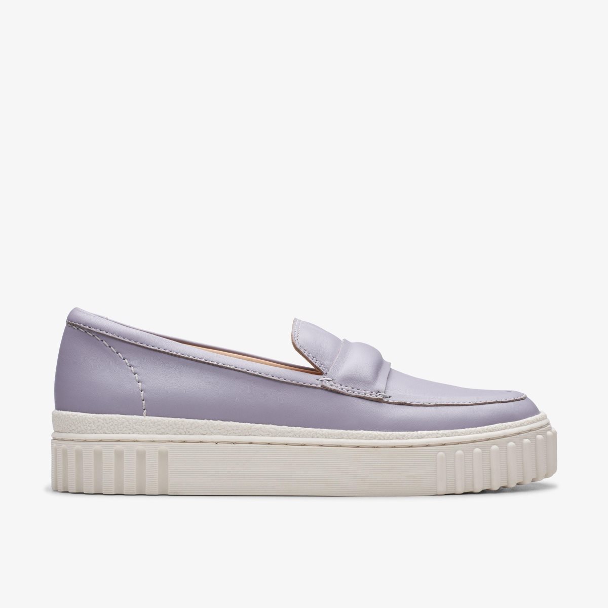 Clarks Mayhill Cove Lilac Leather Purple | 6051TRZJW