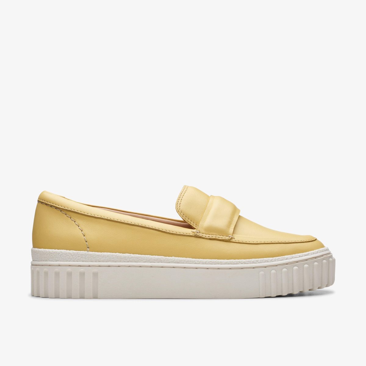 Clarks Mayhill Cove Yellow Leather Yellow | 8671CMNUW