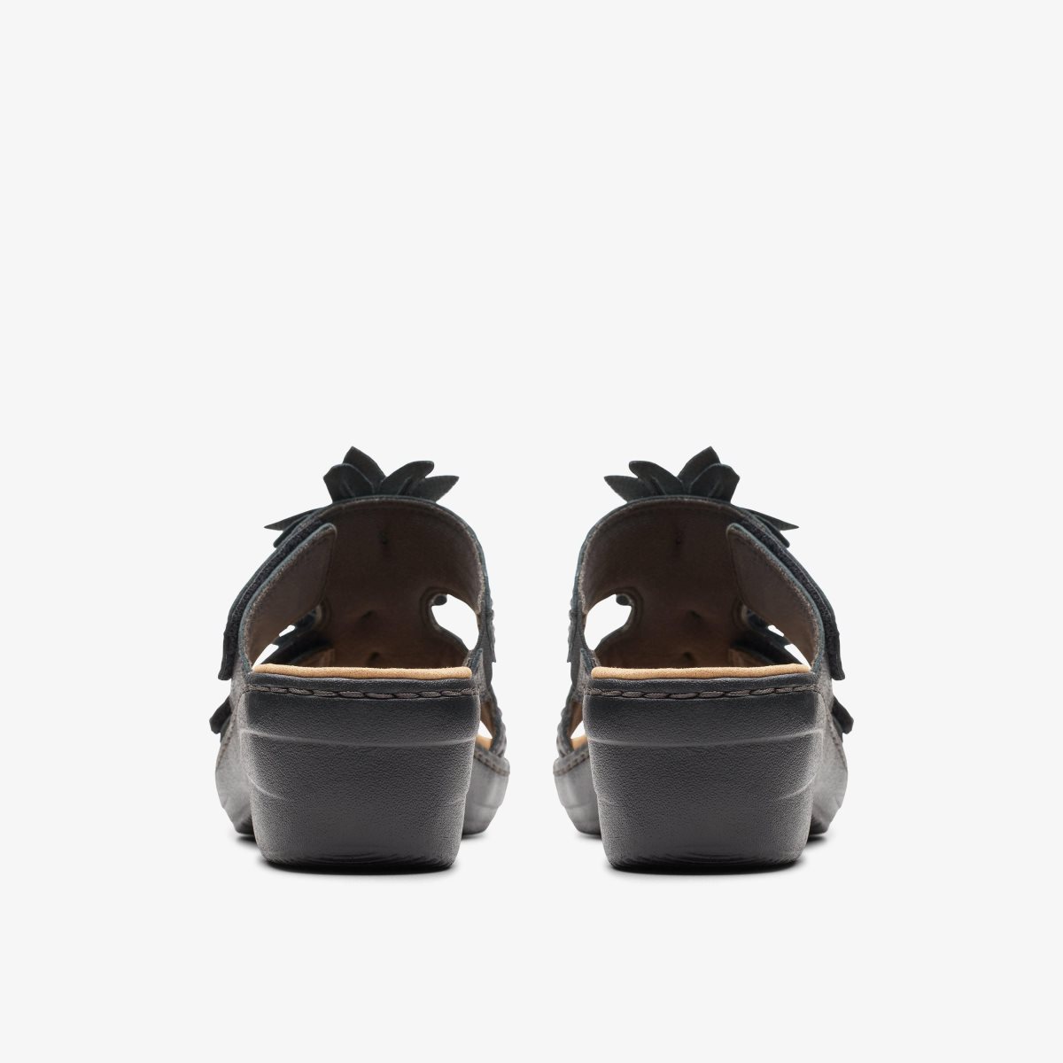 Clarks Merliah Raelyn Black Leather Black | 3806FXVBS