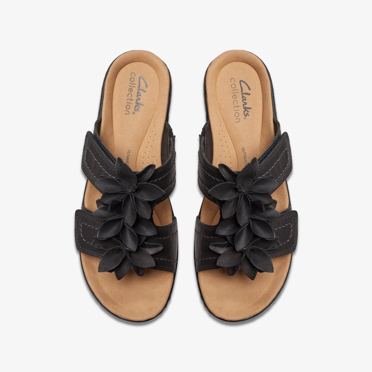 Clarks Merliah Raelyn Black Leather Black | 3806FXVBS